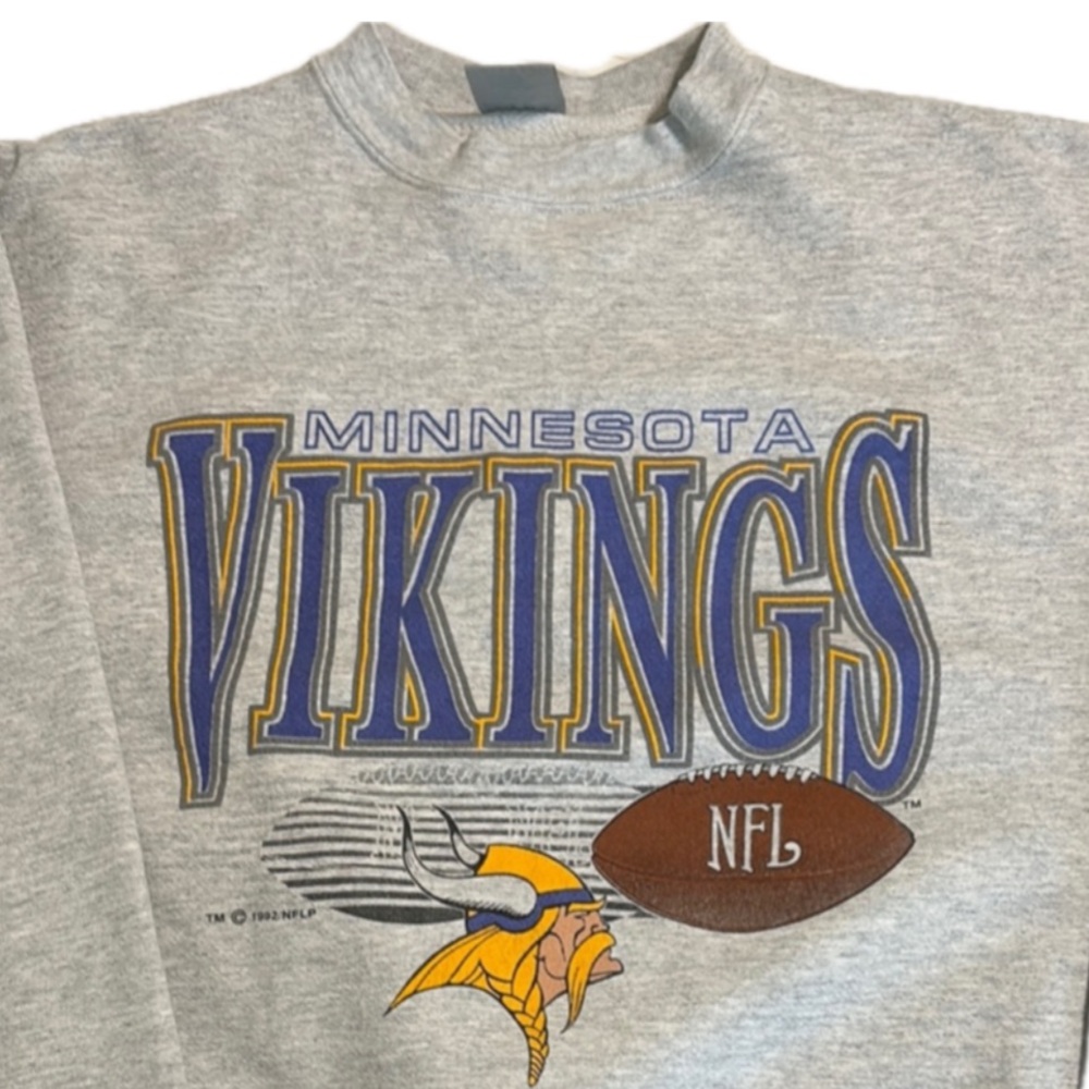 Minnesota Vikings Gray Sweater
